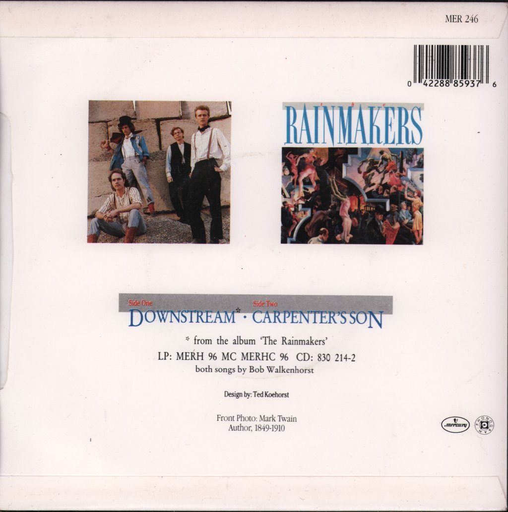 Rainmakers (80'S) - Downstream - 7 Inch