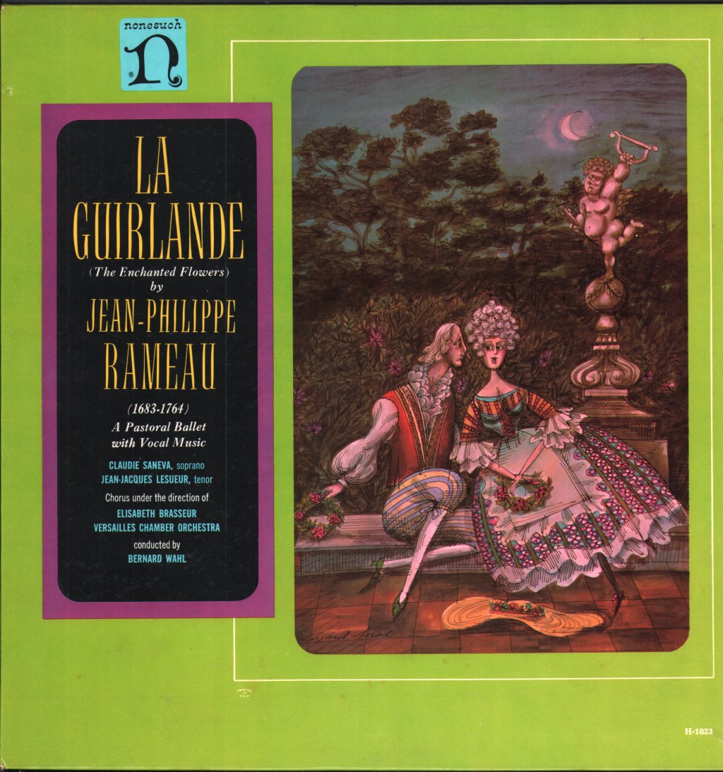 Claudie Saneva / Jean-Jacques Lesueur / Versailles Chamber Orchestra / Bernard Wahl - Jean-Philippe Rameau - La Guirlande (The Enchanted Flowers) - Lp