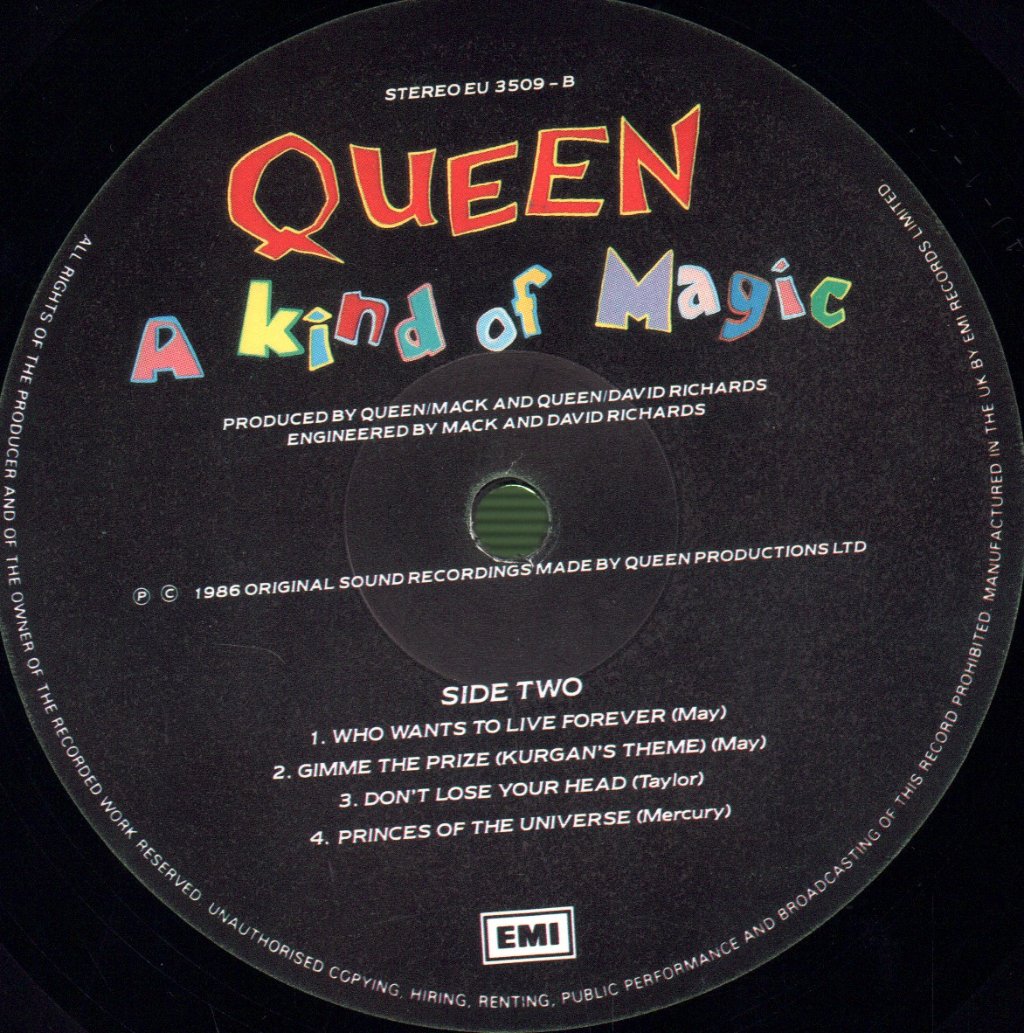 Queen - A Kind Of Magic - Lp
