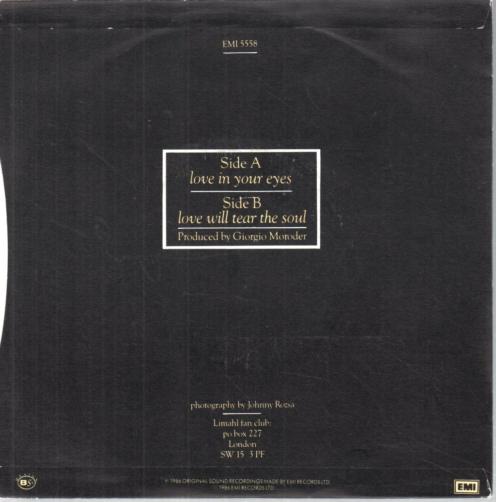 Limahl - Love In Your Eyes - 7 Inch