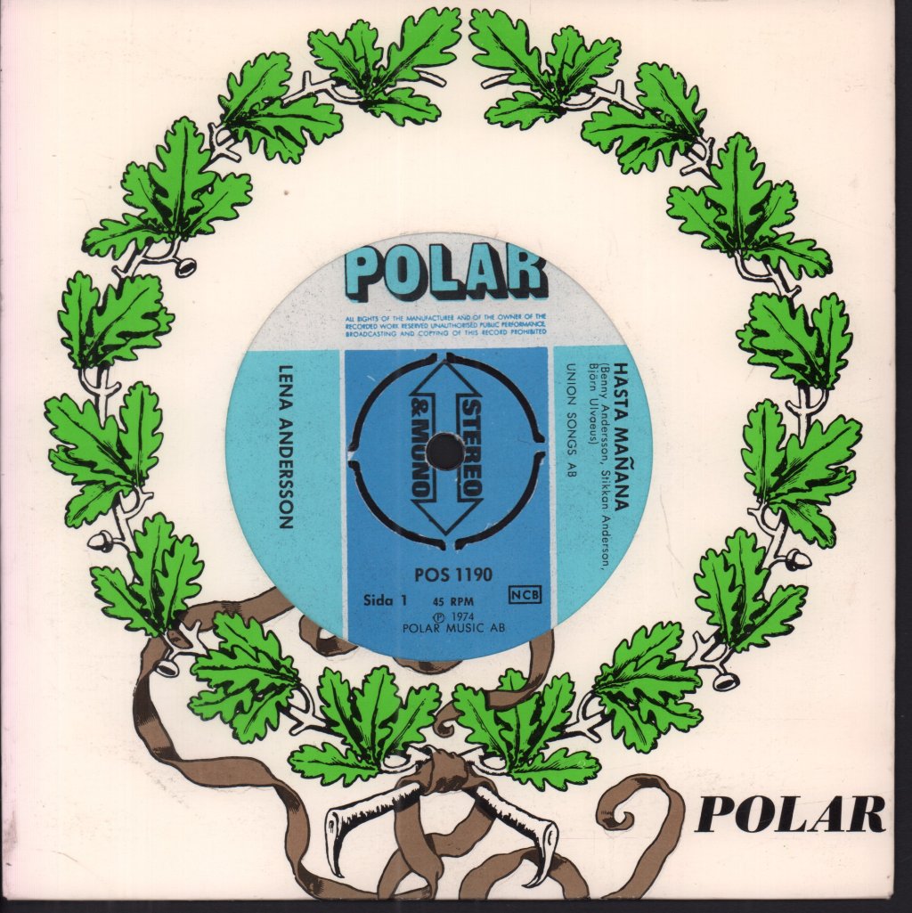 Lena Andersson - Hasta Mañana - 7 Inch