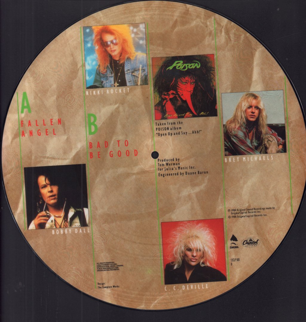 Poison - Fallen Angel - 12 Inch