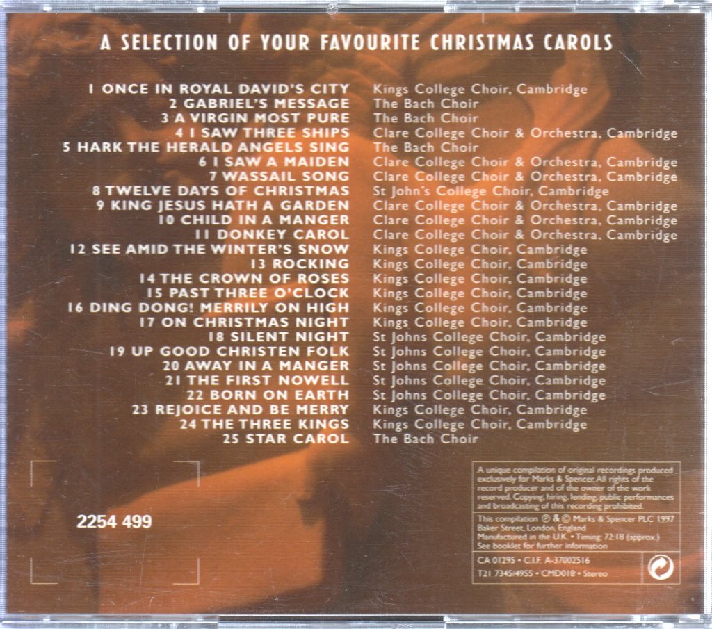 Various Artists - Christmas Choral Collection - Cd