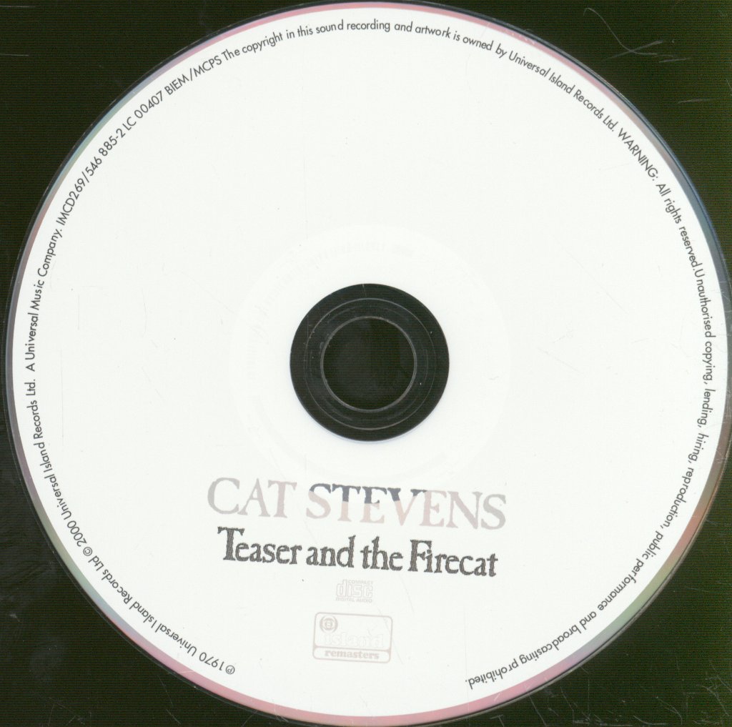 Cat Stevens - Teaser And The Firecat - Cd