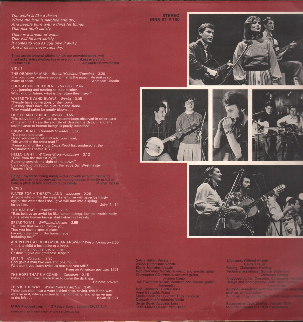 Water For A Thirsty Land - Water For A Thirsty Land - Lp