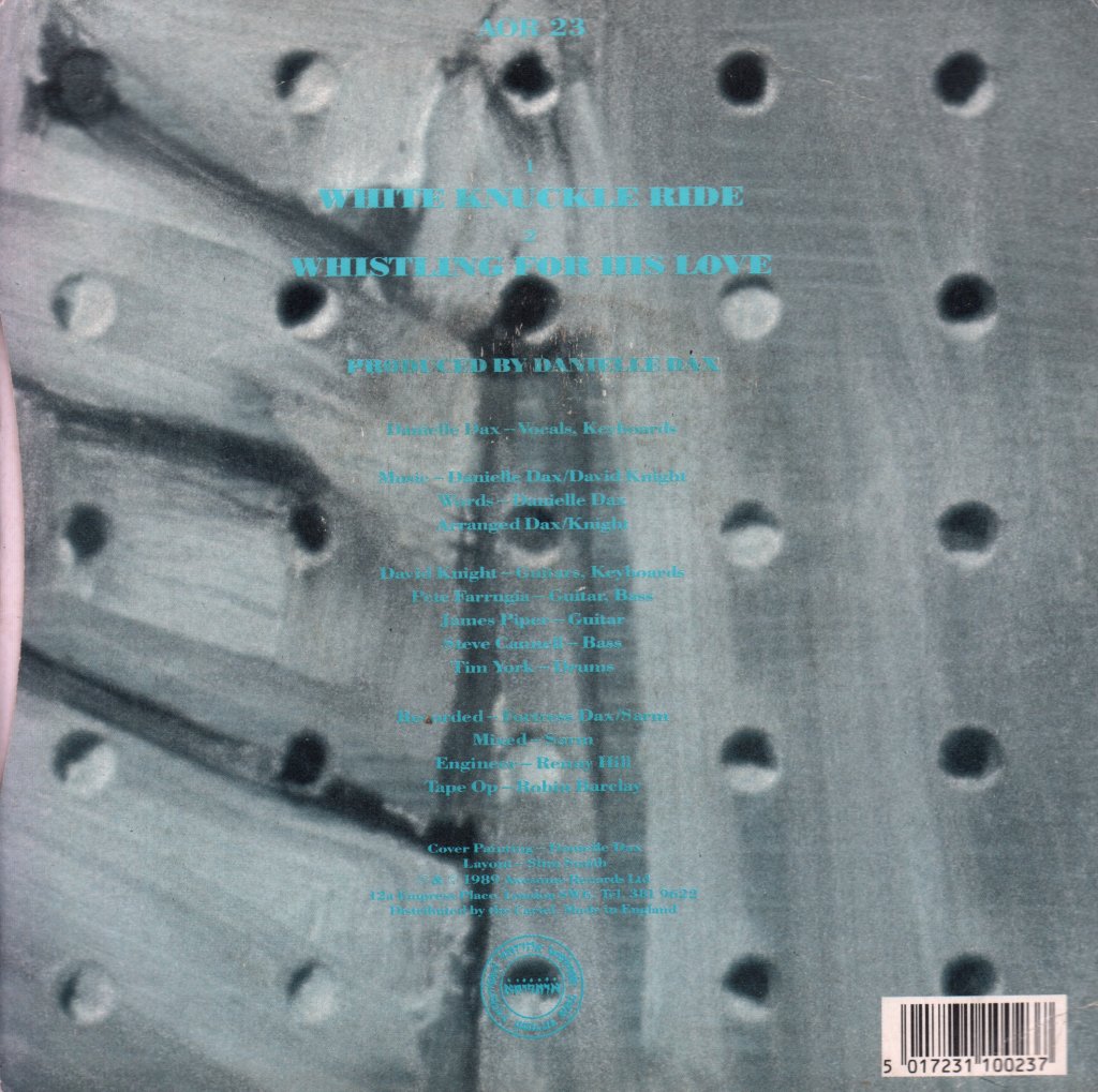 Danielle Dax - White Knuckle Ride - 7 Inch