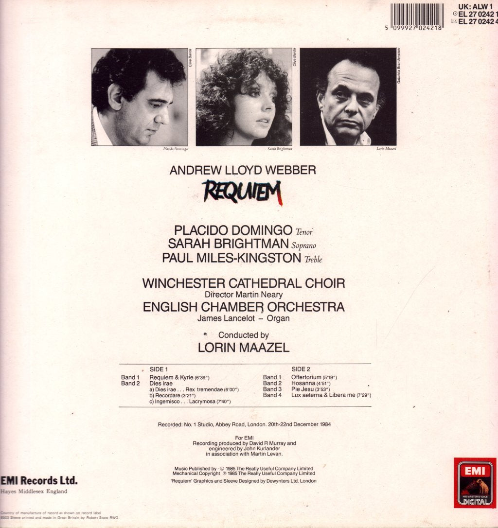Andrew Lloyd Webber - Requiem - Lp