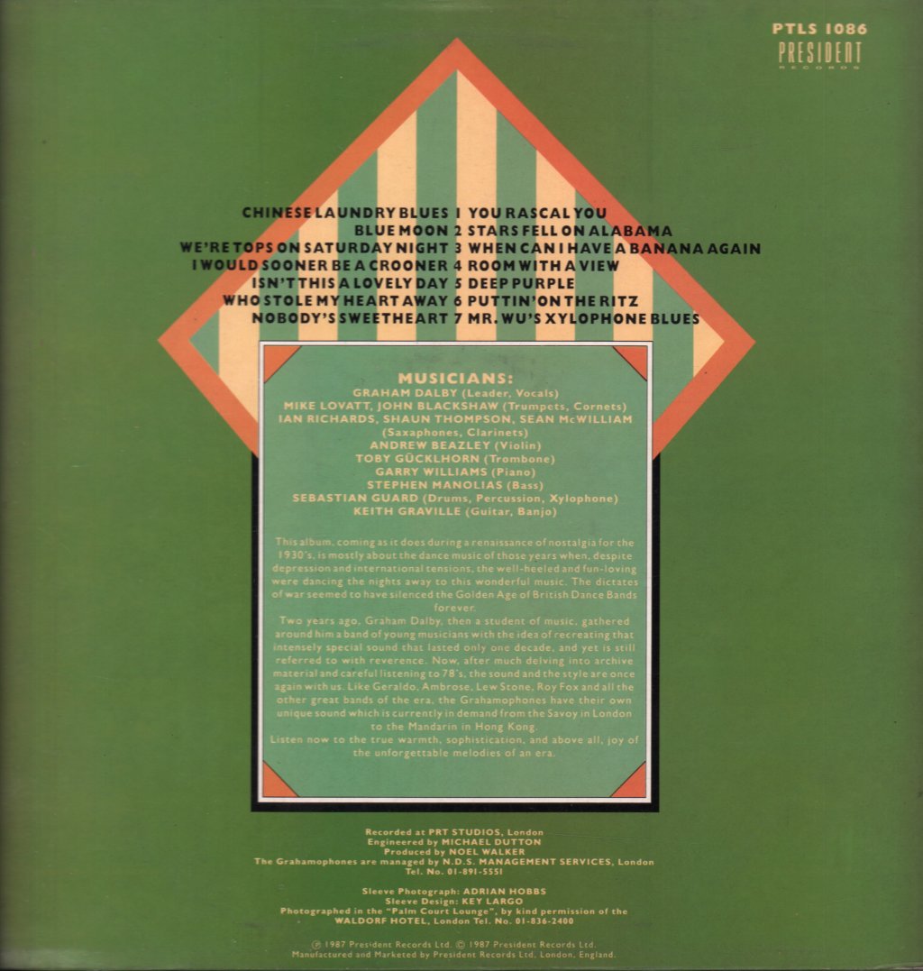 Graham Dalby And The Grahamophones - We're Tops On Saturday Night - Lp