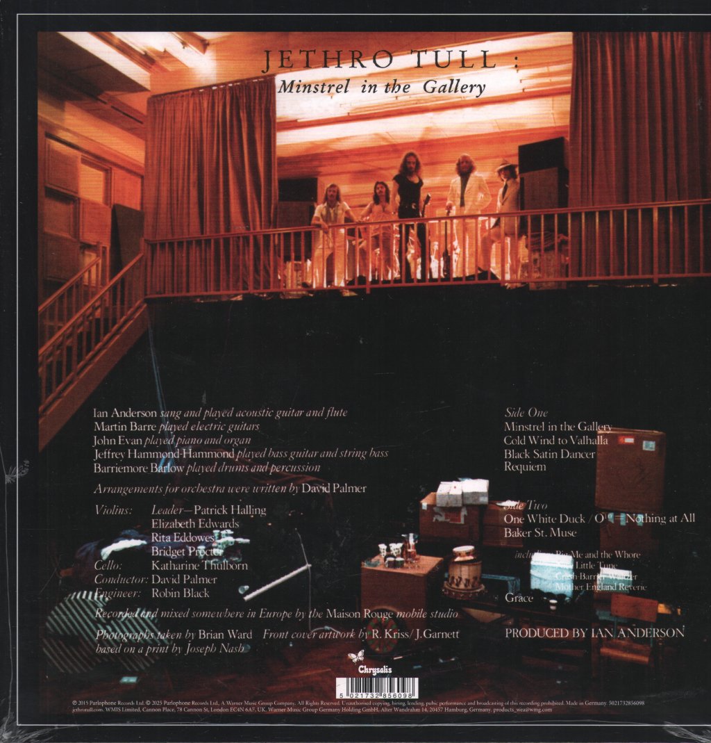 Jethro Tull - Minstrel in the Gallery (50th Anniversary Edition) - Lp