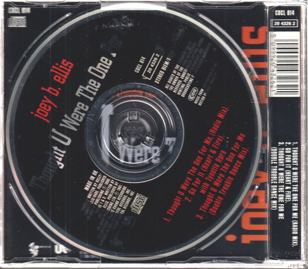 Joey B Ellis - Thought You Were The One For Me - Cd
