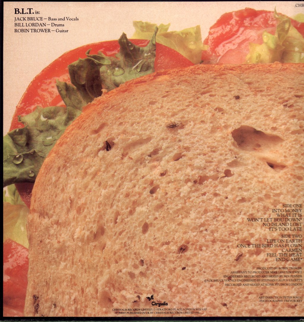 Jack Bruce / Bill Lordan / Robin Trower - Blt - Lp