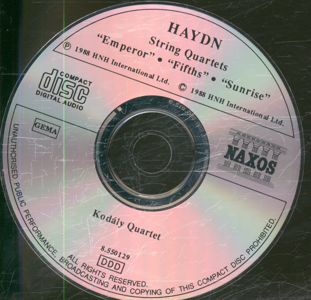 Kodály Quartet - Haydn - String Quartets ('Emperor' • 'Fifths' • 'Sunrise') - Cd