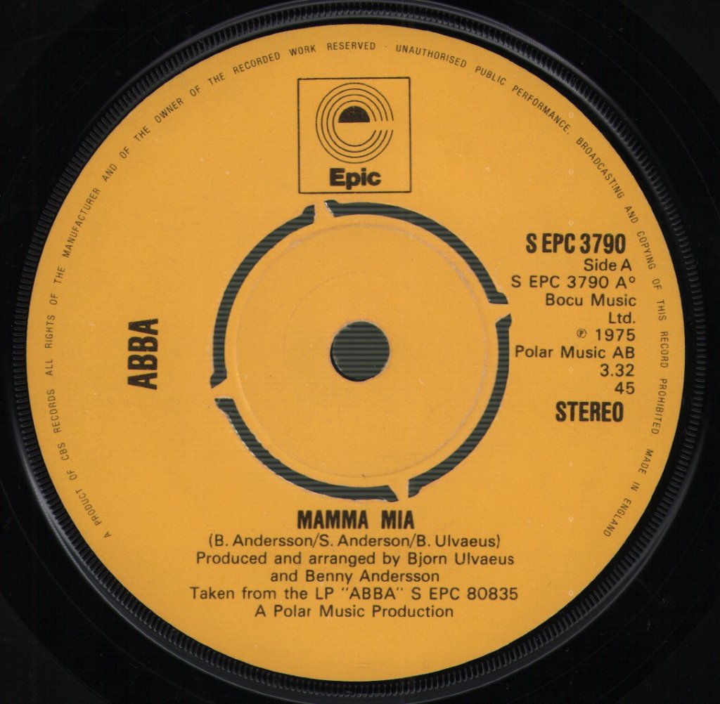 ABBA - Mamma Mia - 7 Inch