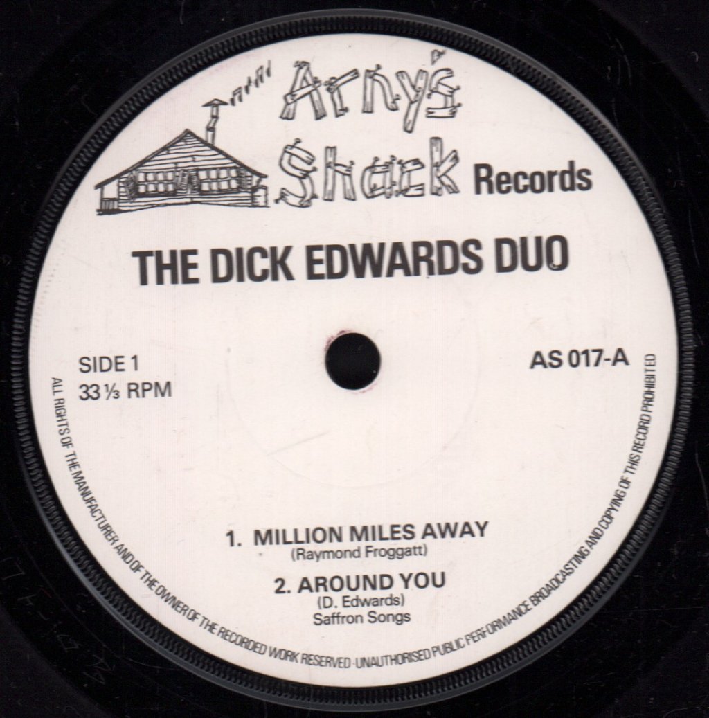 Dick Edwards Duo - Million Miles Away - 7 Inch
