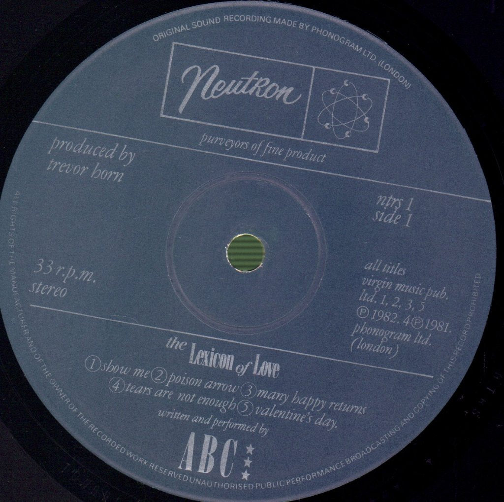 ABC - Lexicon Of Love - Lp