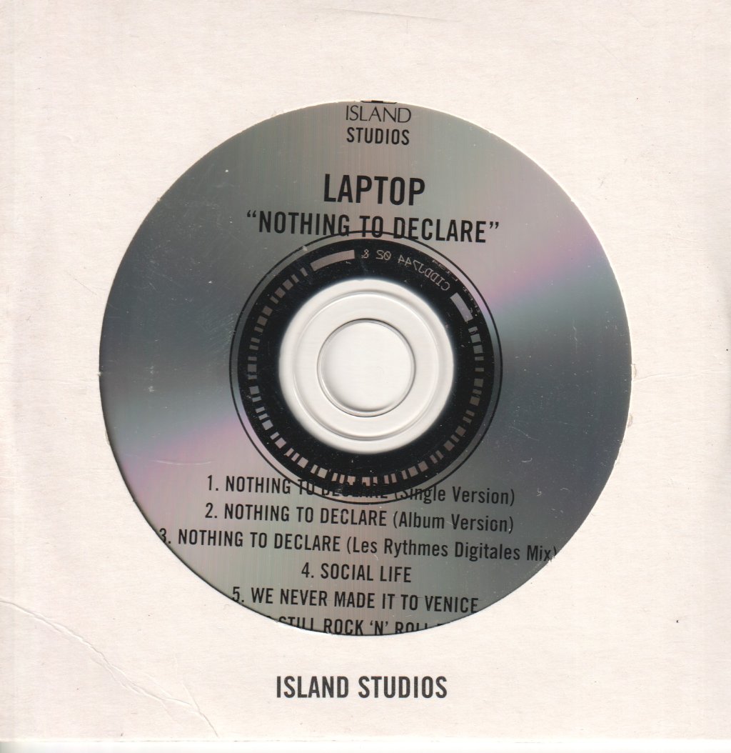 Laptop - Nothing To Declare - Cd