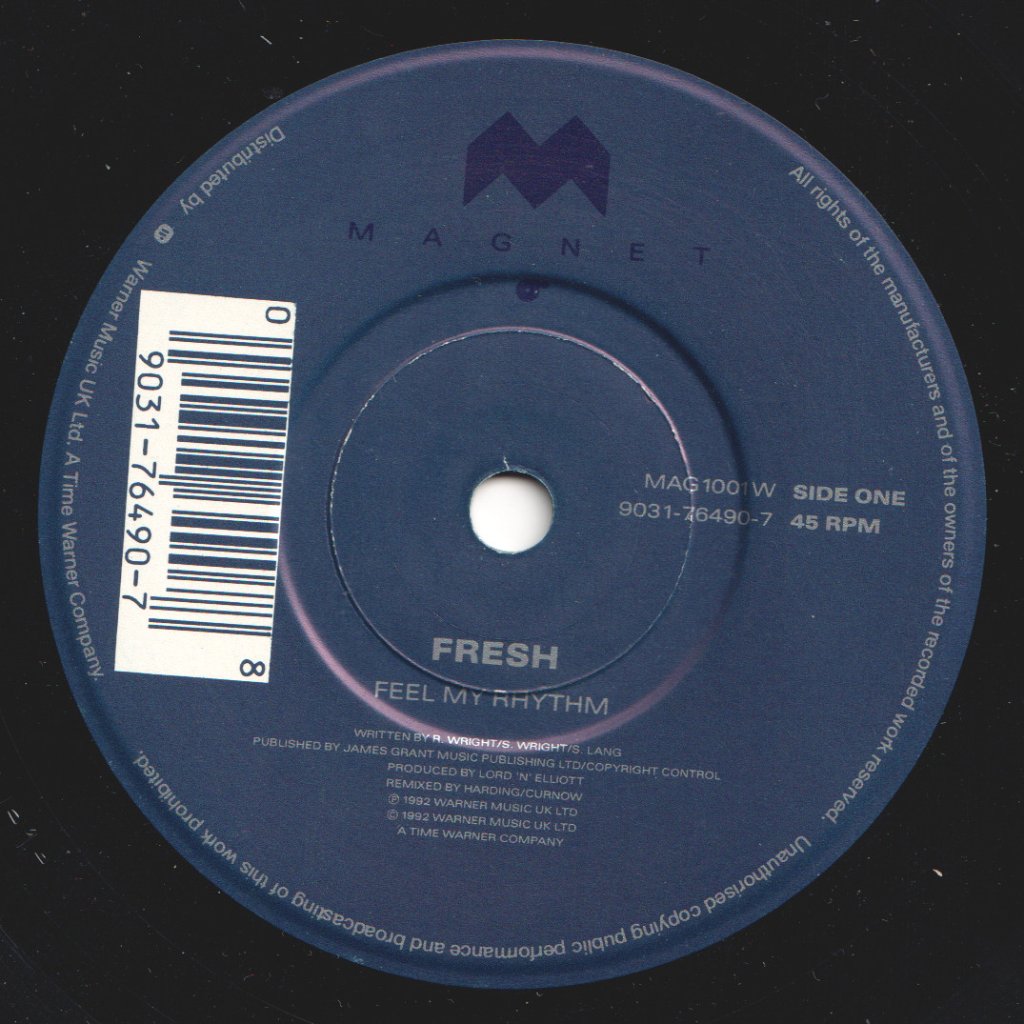 Fresh (Rap Group) - Feel My Rhythm - 7 Inch