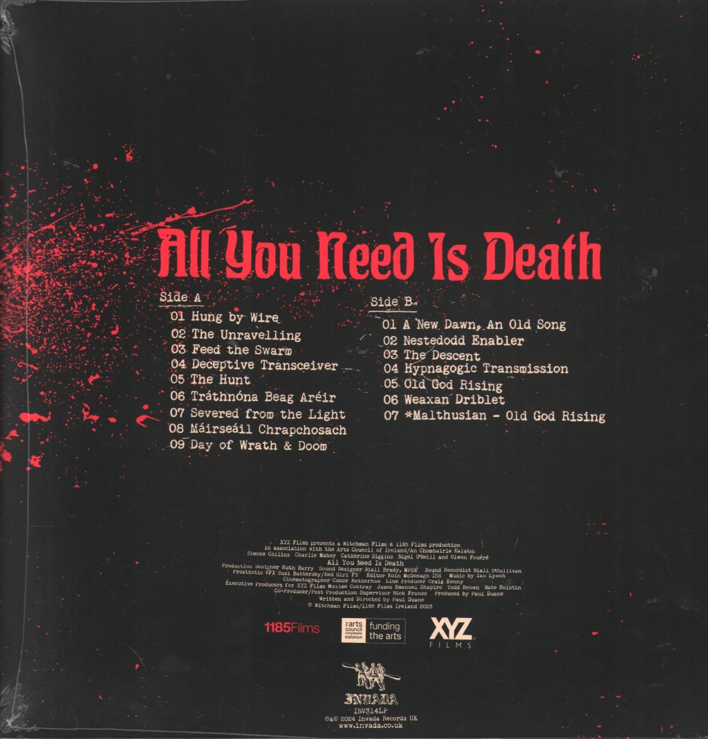 Ian Lynch - All You Need Is Death (Original Soundtrack) - Lp
