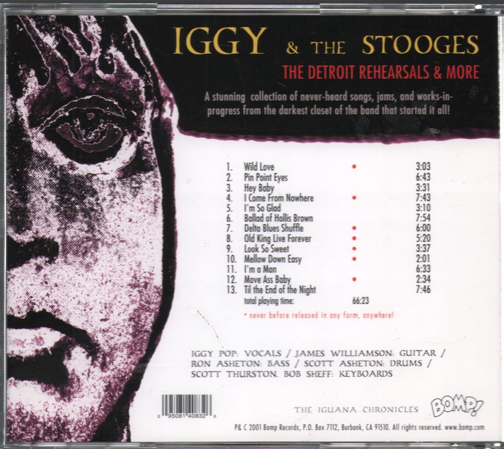 Stooges - Wild Love (The Detroit Rehearsals And More) - Cd