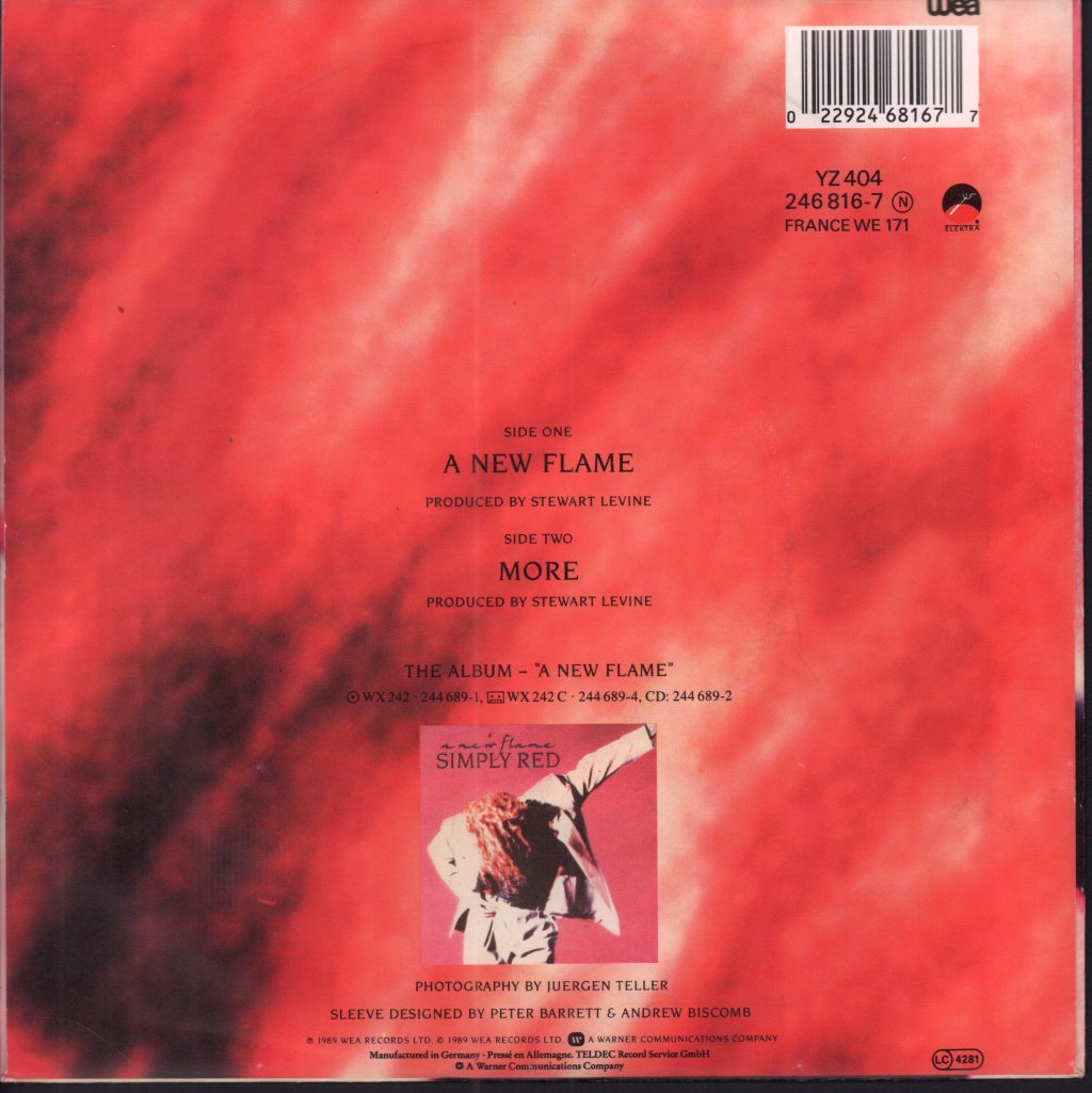 Simply Red - A New Flame - 7 Inch