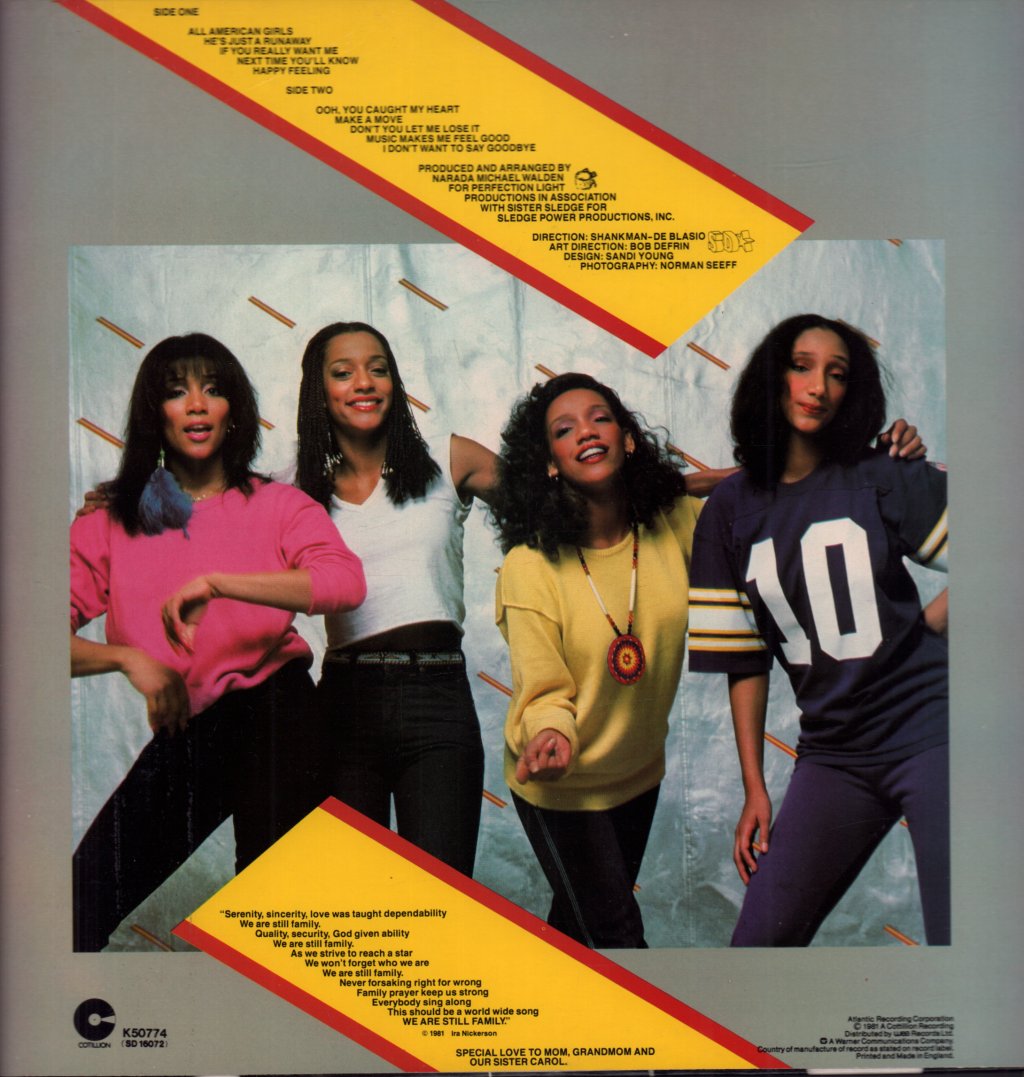 Sister Sledge - All American Girls - Lp