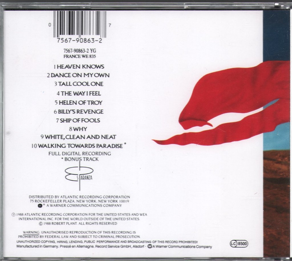 Robert Plant - Now And Zen - Cd