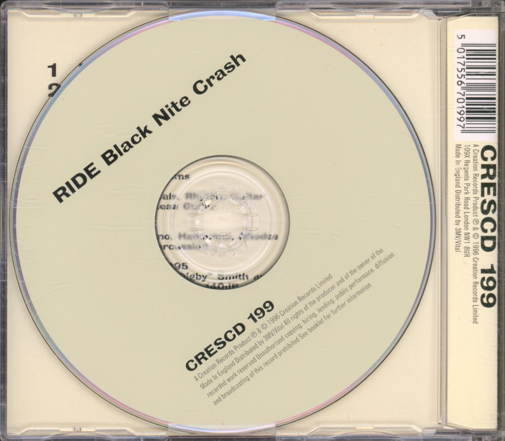 Ride - Black Nite Crash - Cd