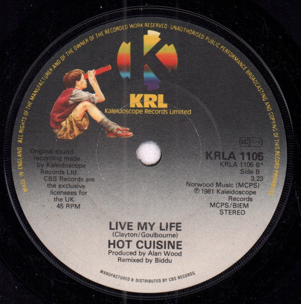Hot Cuisine - Who's Been Kissing You - 7 Inch