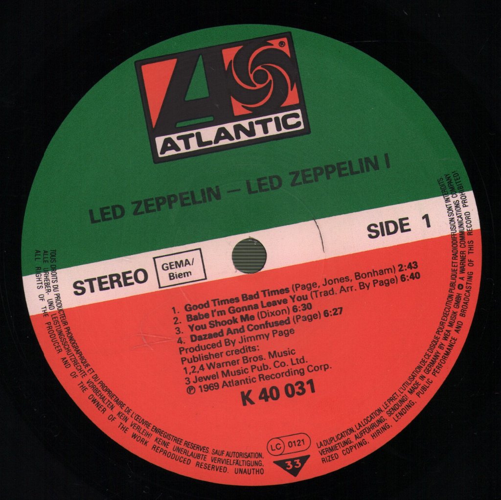 Led Zeppelin - Led Zeppelin - Lp