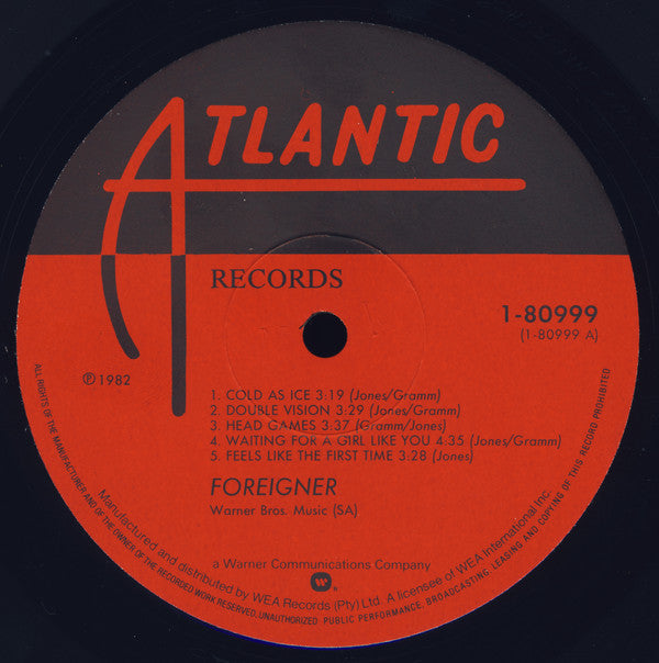 Foreigner - Records - Lp