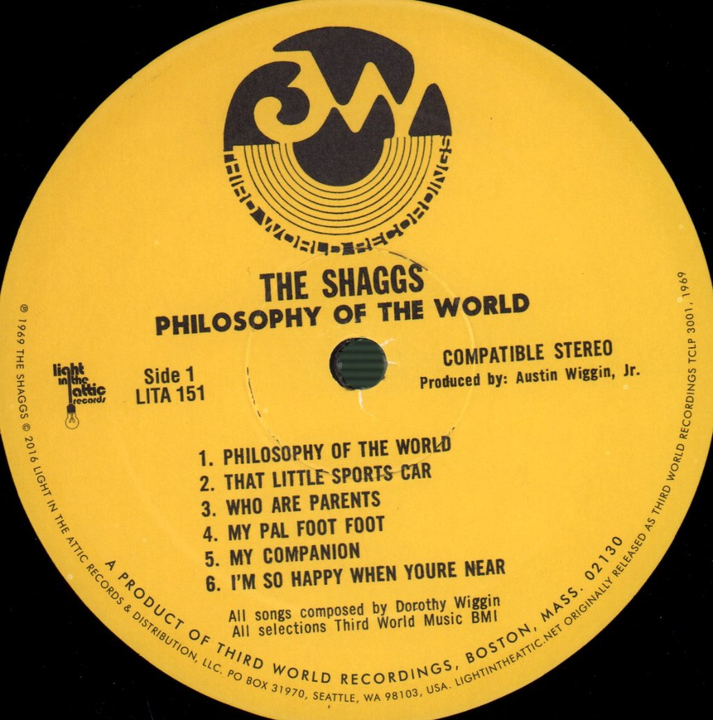 Shaggs - Philosophy Of The World - Lp