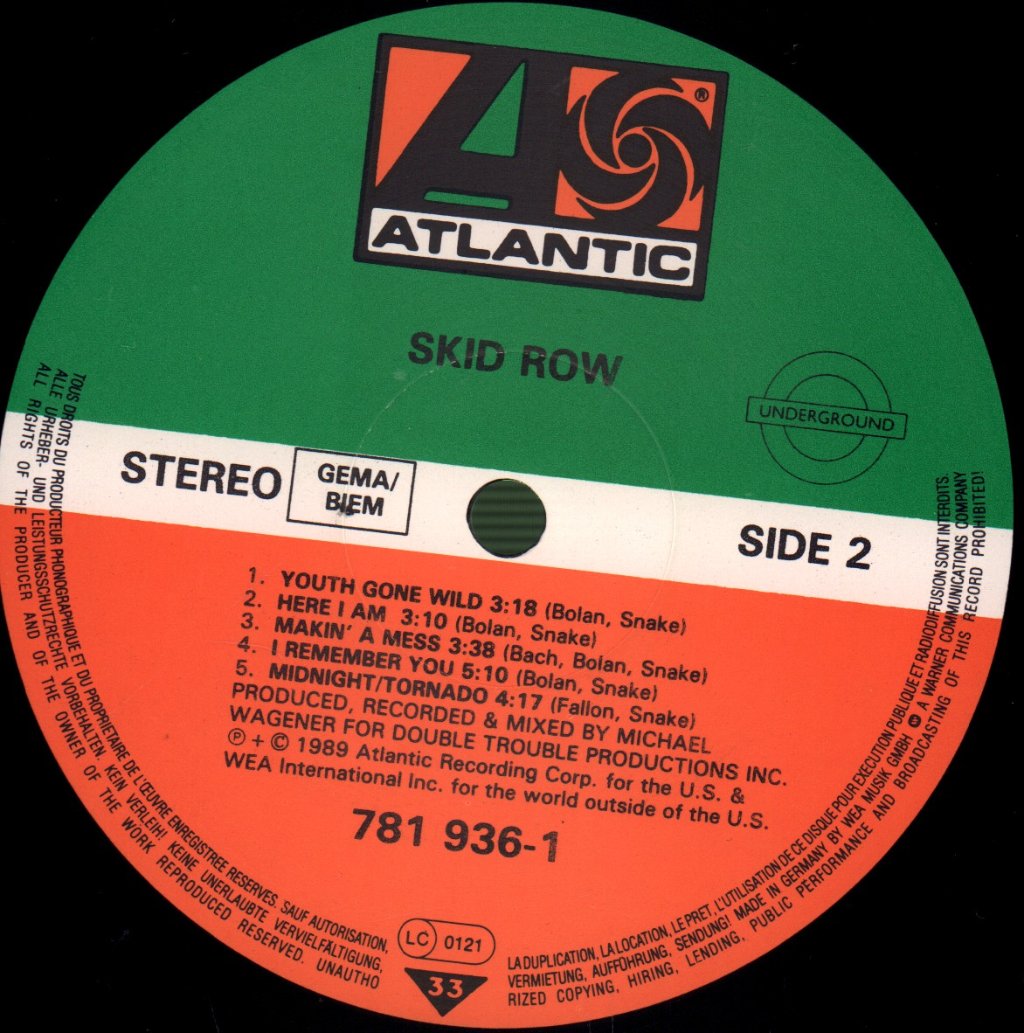 Skid Row - Skid Row - Lp