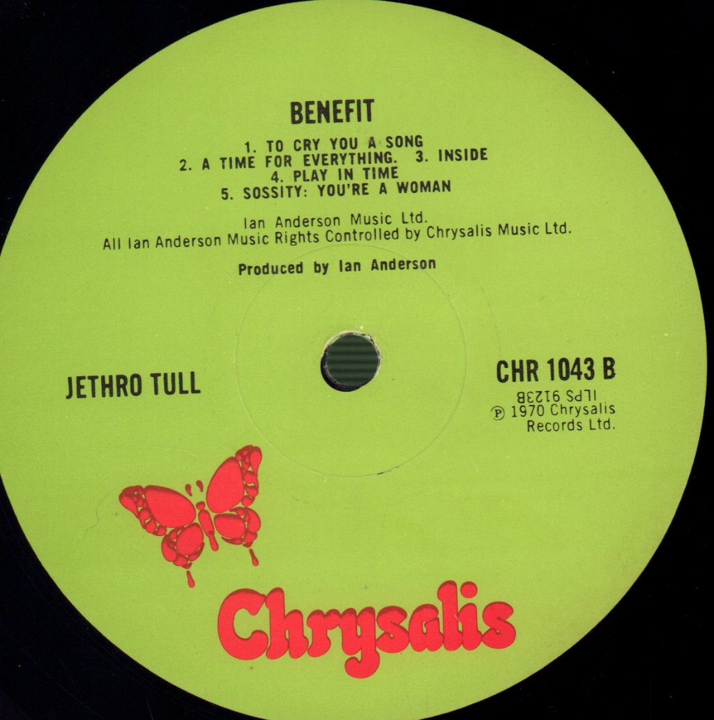 Jethro Tull - Benefit - Lp