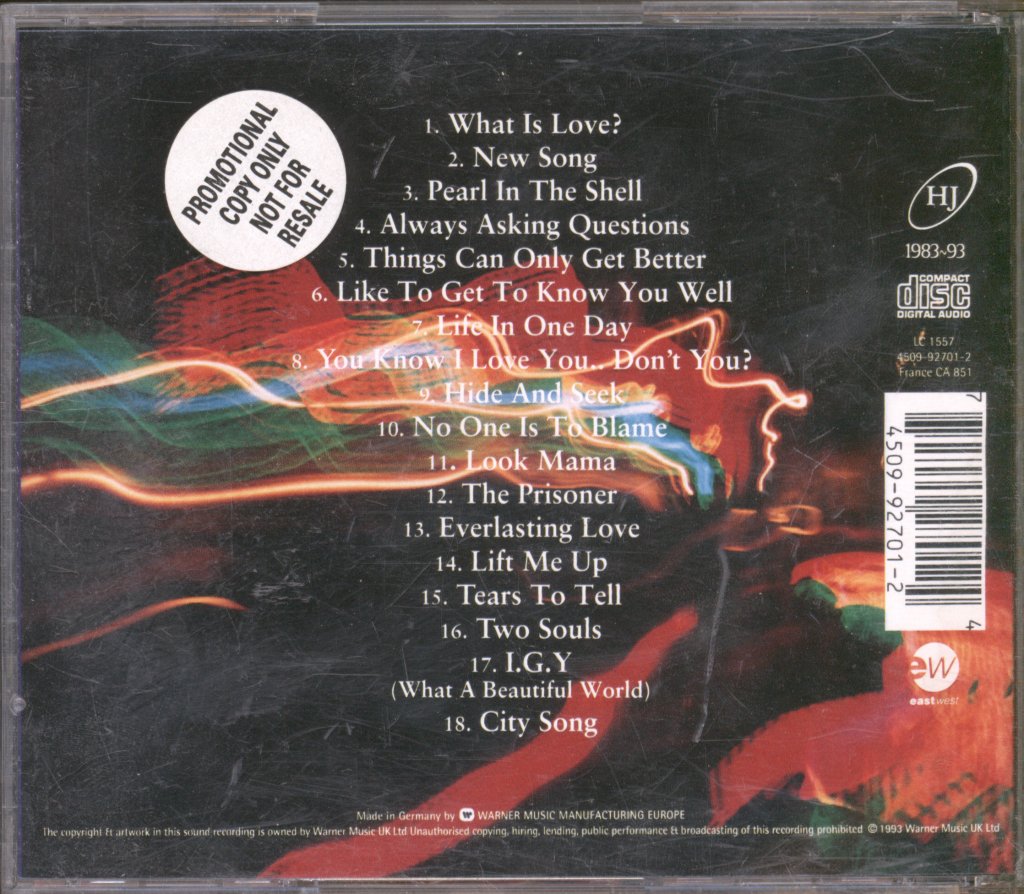 Howard Jones - Best Of Howard Jones - Cd