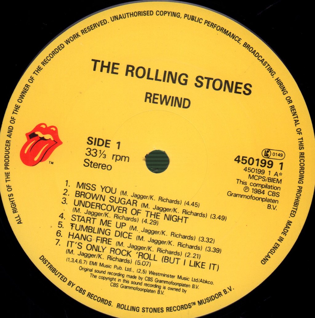 Rolling Stones - Rewind (1971-1984) - Lp