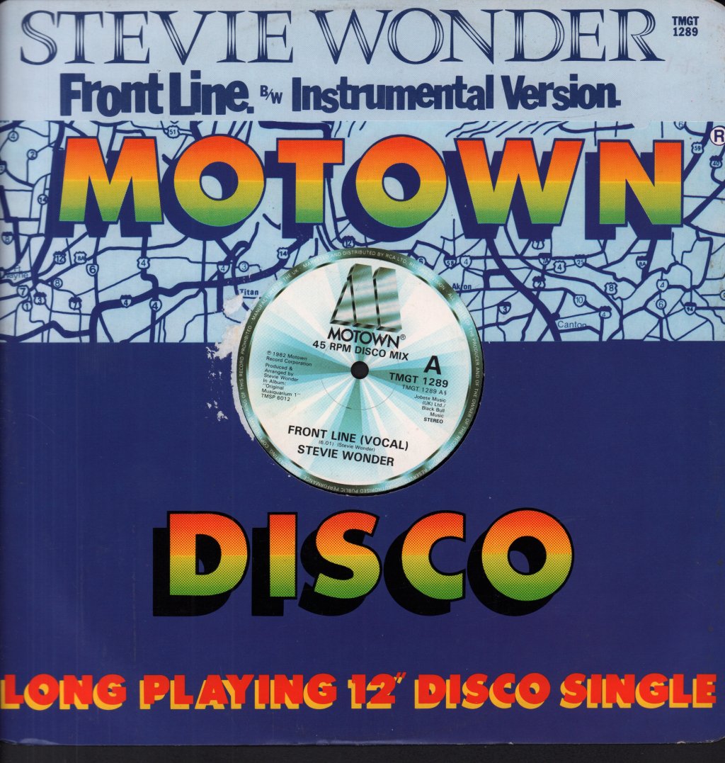 Stevie Wonder - Front Line - 12 Inch