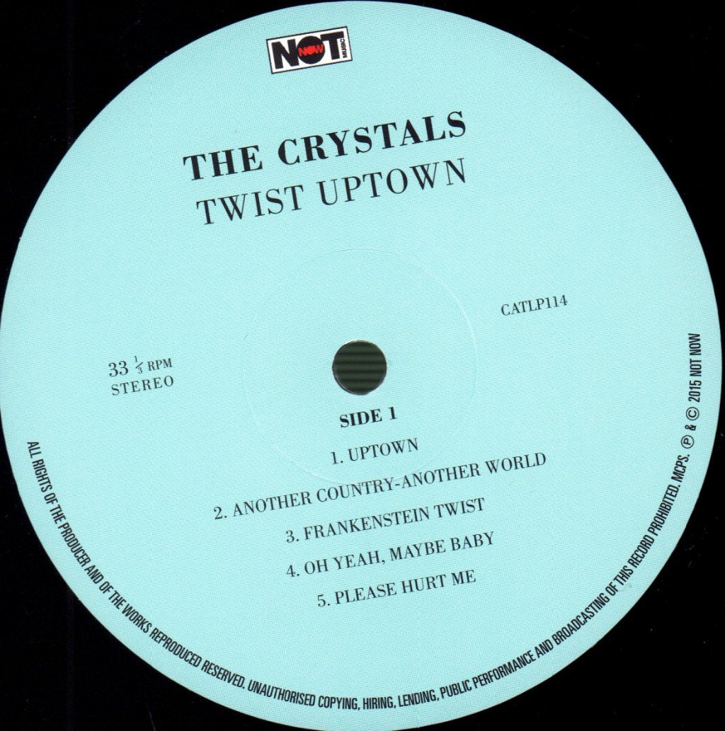 Crystals - Twist Uptown - Lp
