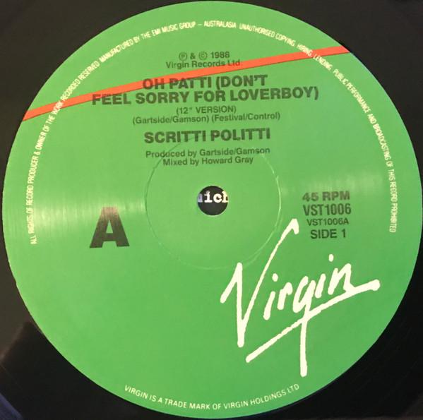 Scritti Politti - Oh Patti - 12 Inch