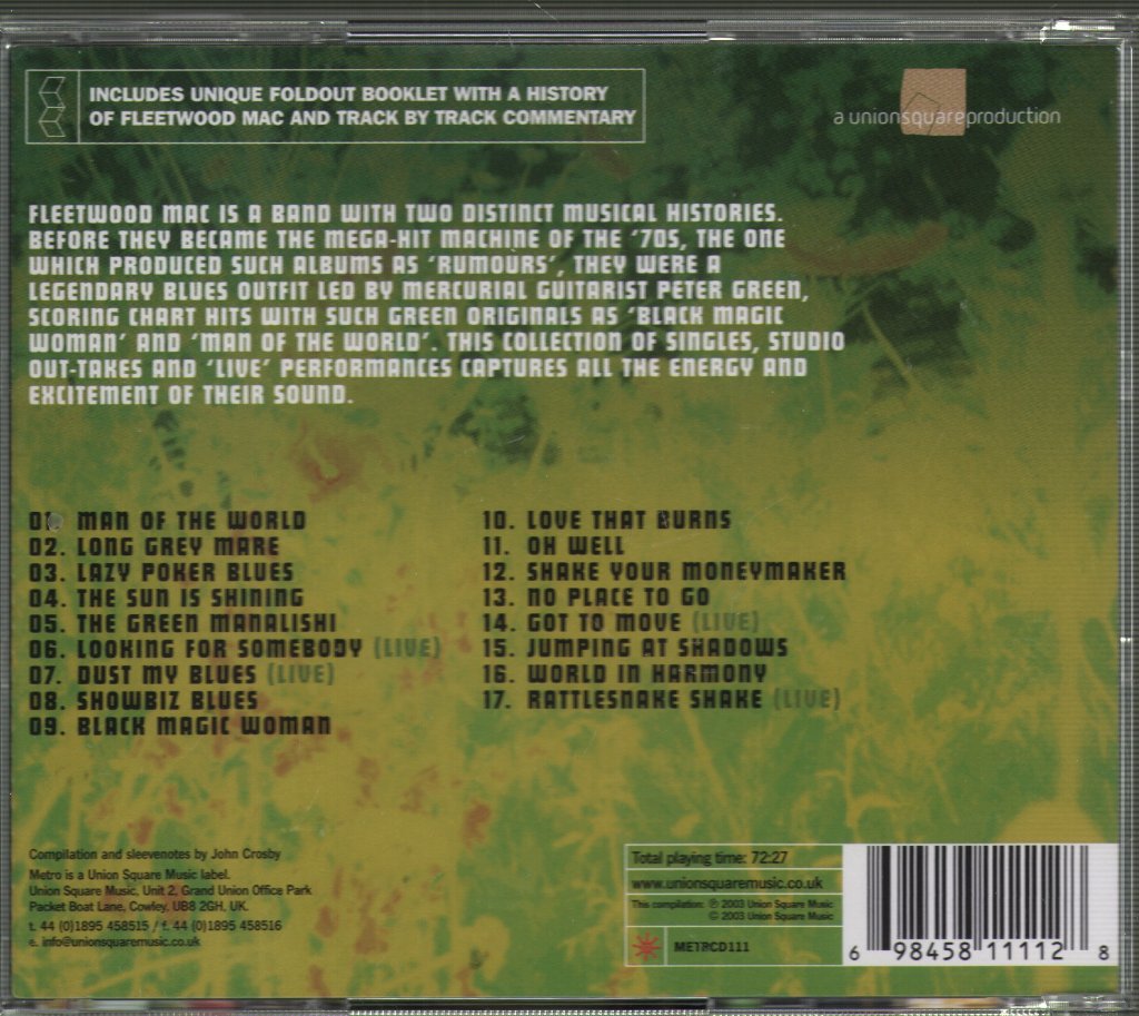 Fleetwood Mac - Green Shadows - Cd