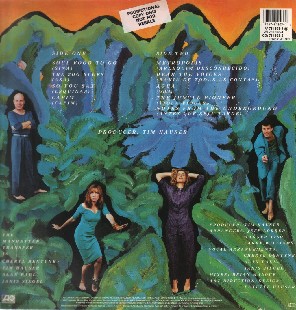 Manhattan Transfer - Brasil - Lp