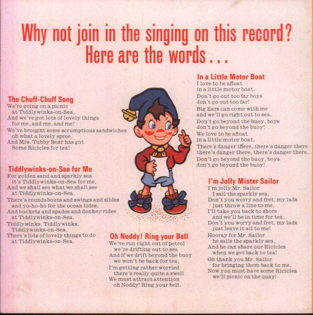 Unknown Artist - Kellogg's Present Noddy At The Seaside - 7 Inch