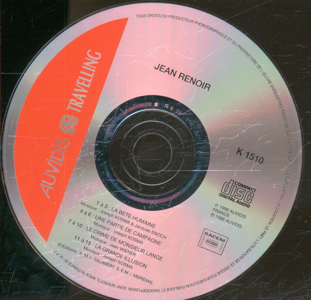 Jean Renoir - Bands Originals /Original Soundtracks - Cd