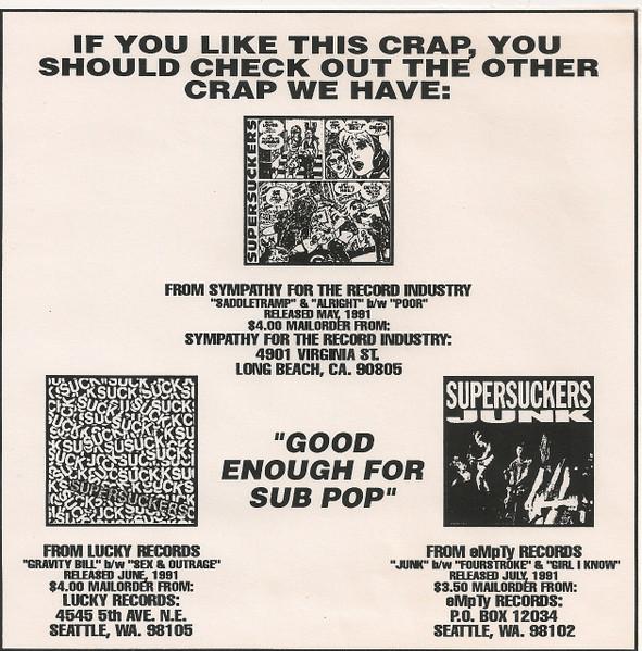 Supersuckers - Like A Big Fuckin' Train - 7 Inch