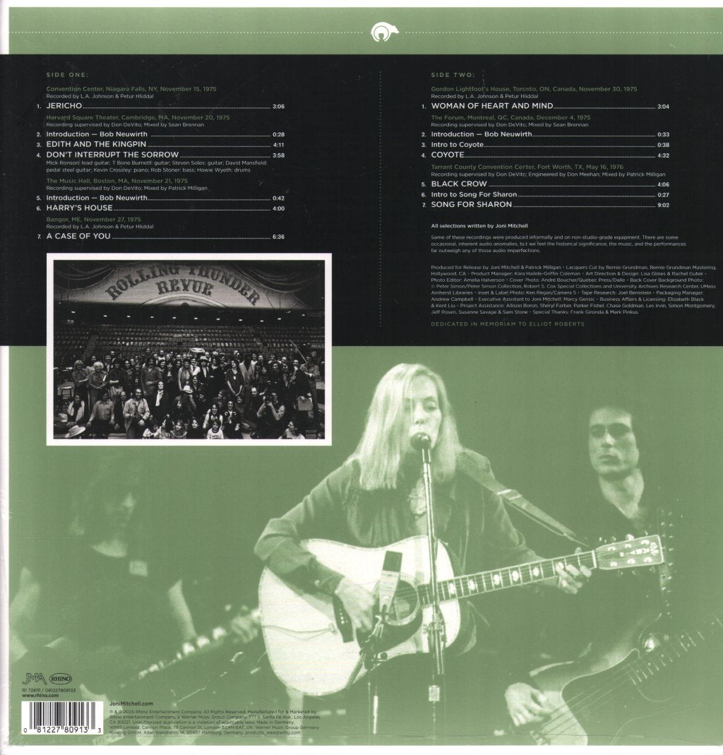 Joni Mitchell - Rolling Thunder Revue Live (Black Friday 2025) - Lp