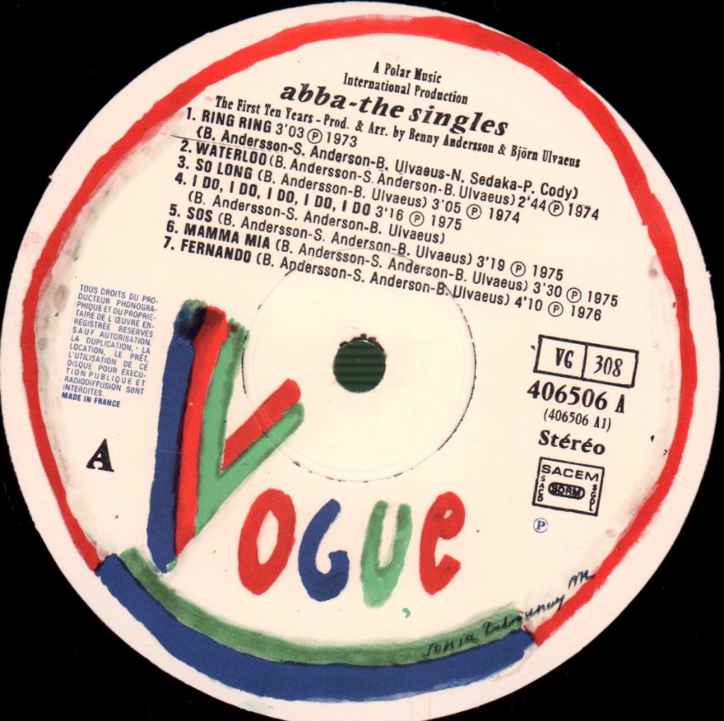 ABBA - Singles - The First Ten Years - Double Lp