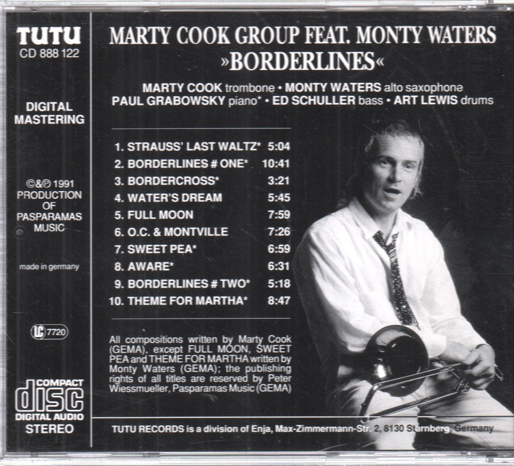 Marty Cook Group - Borderlines - Cd
