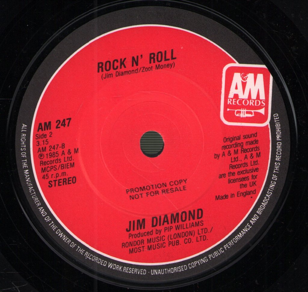 Jim Diamond - Remember I Love You - 7 Inch