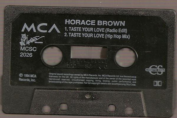 Horace Brown - Taste Your Love - Cassette