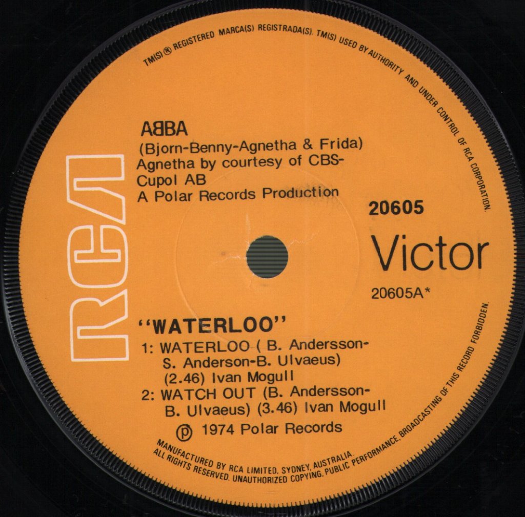 ABBA - Waterloo - 7 Inch