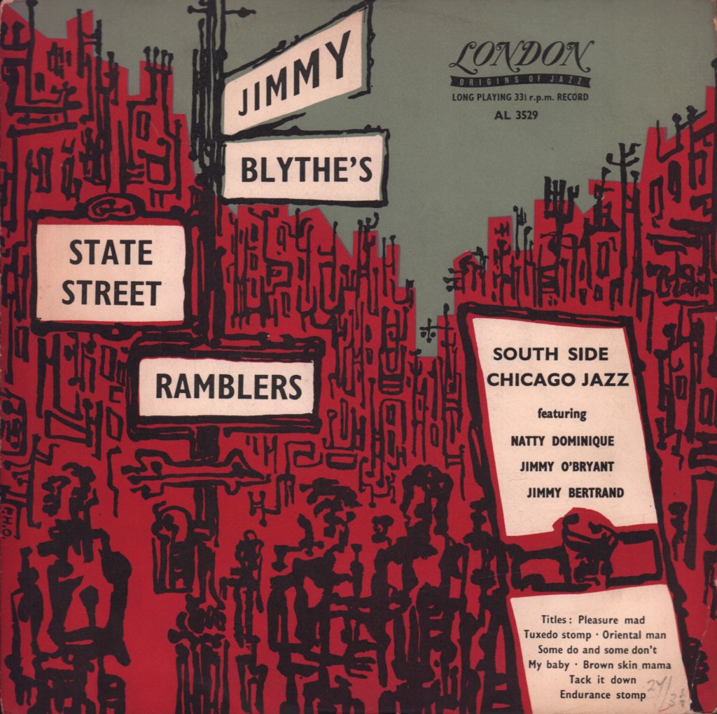 jimmy blythe's state street ramblers - South Side Chicago Jazz - 10 Inch